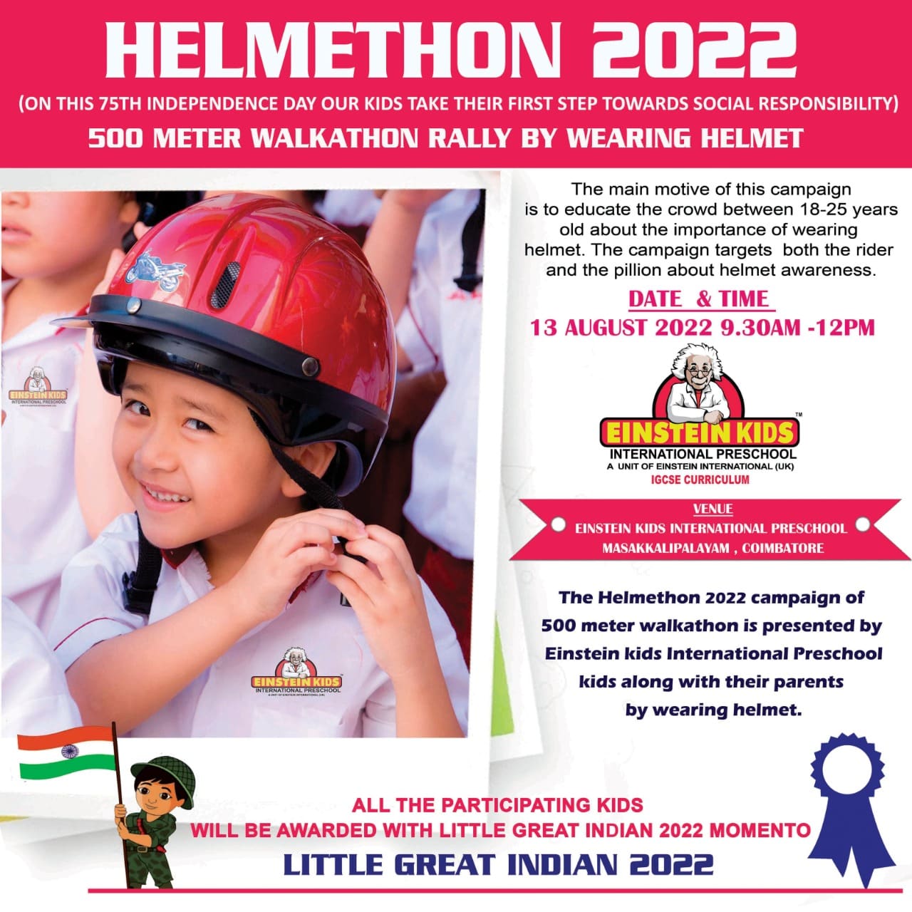 HELMETHON 2022 - Einstein Kids International Preschool